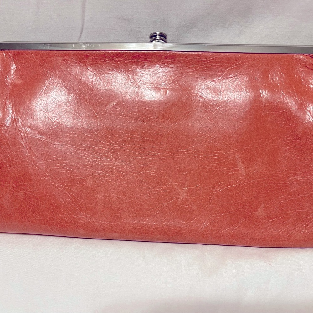 Coral HOBO Lauren Clutch